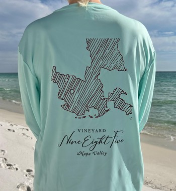 Seafoam - Long Sleeve Performance Tee - Size Large